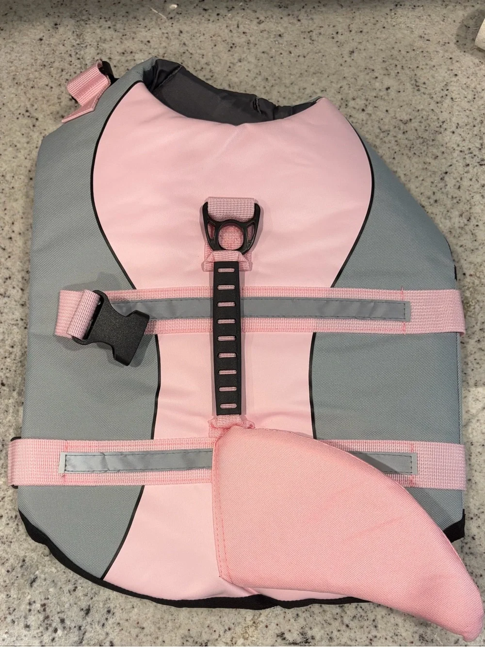NWOT Dog Life Jacket Safety Float Vest with Shark Fin
